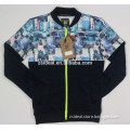 100% polyester knitted jackets,sublimation printing children jackets